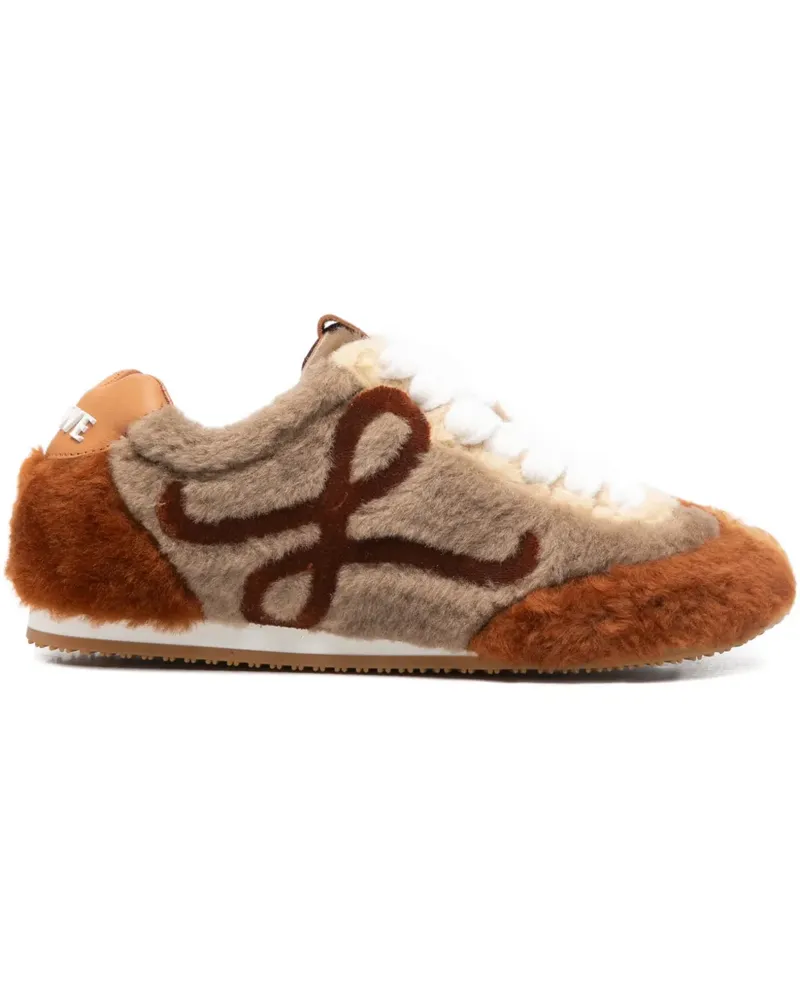 Loewe logo-plaque sneakers - Braun Braun
