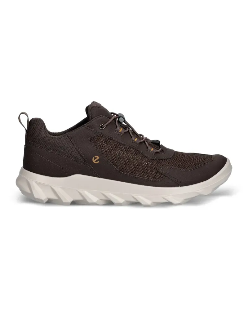 Ecco mesh-panelled toggle-fastening sneakers - Braun Braun