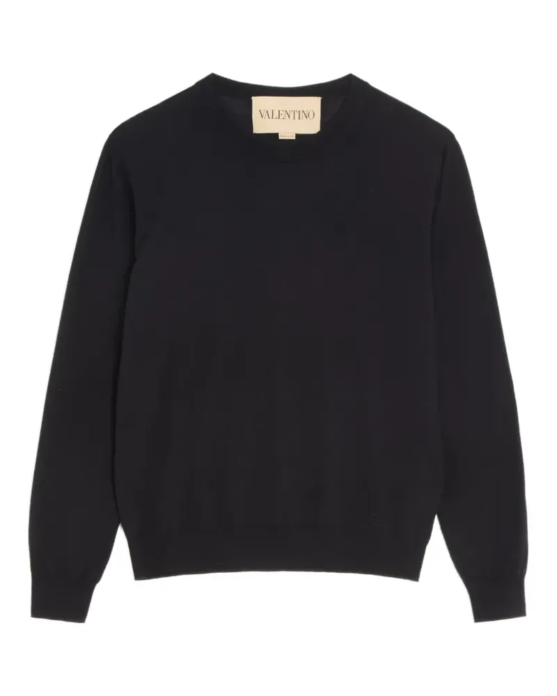 Valentino Garavani Pullover mit VLogo-Stickerei - Schwarz Schwarz