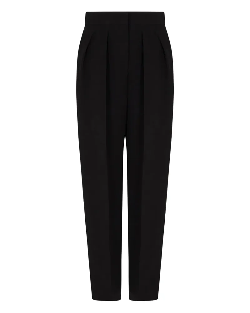 Giorgio Armani Hose mit Falten - Schwarz Schwarz