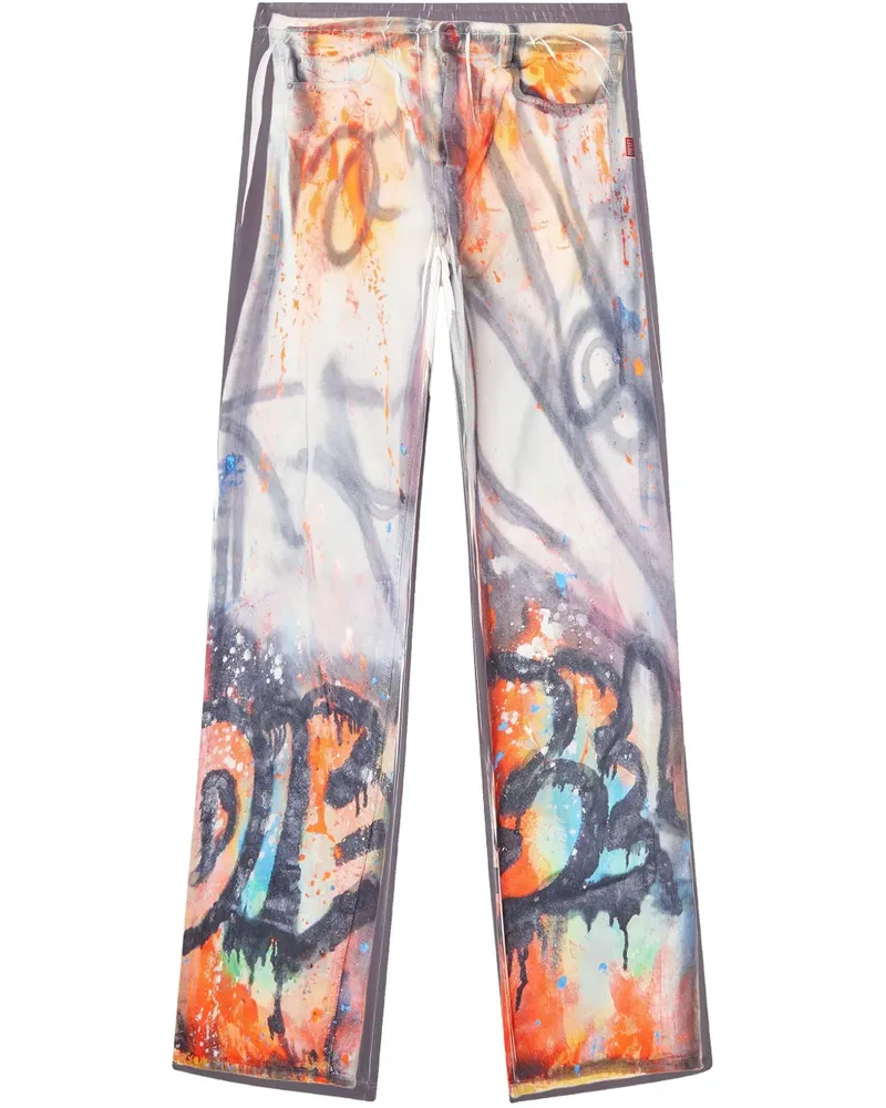Diesel Street Art Capsule Hose - Orange Orange