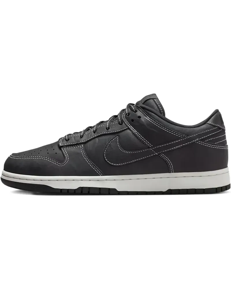 Nike Dunk Low Sneakers mit Ziernaht - Schwarz Schwarz