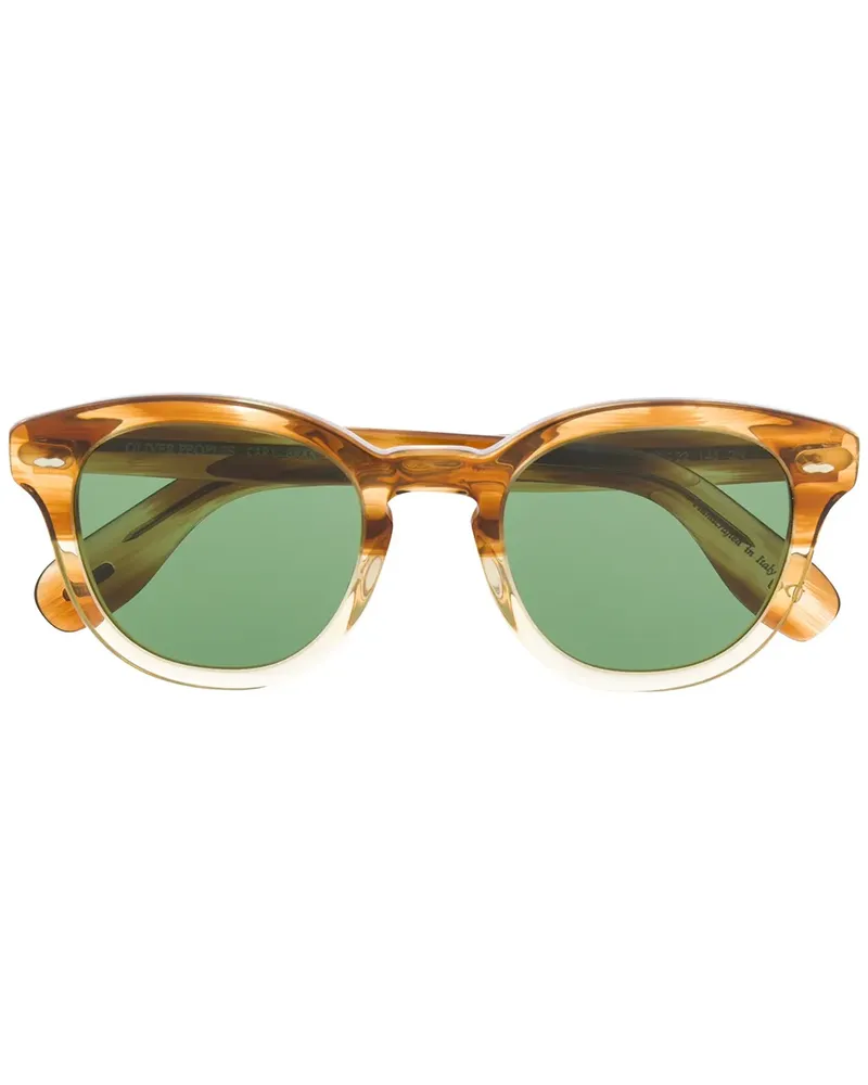 Oliver Peoples Sonnenbrille mit Schildpattdetail - Nude Nude