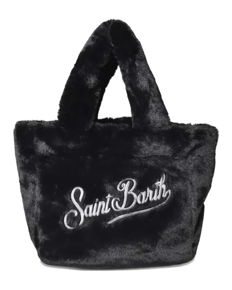 MC2 Saint Barth Shopper aus Faux Fur - Schwarz Schwarz