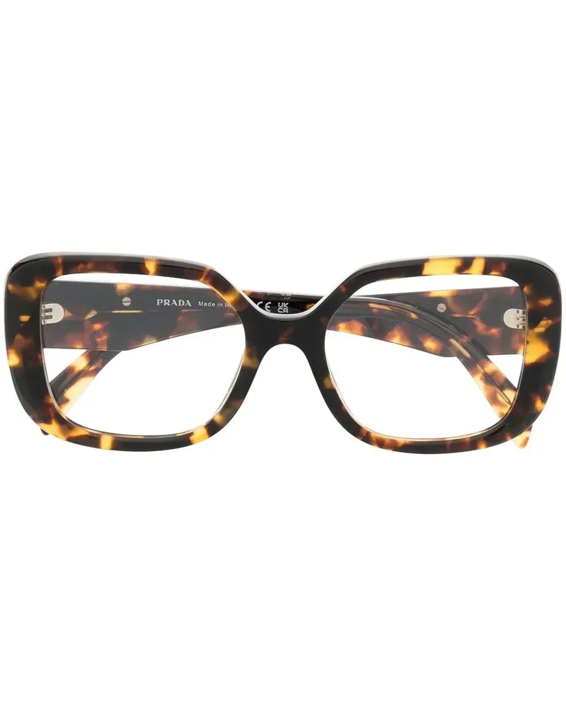 Prada Brille in Schildpattoptik - Braun Braun