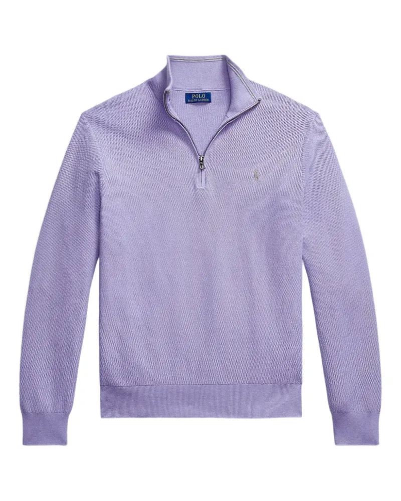 Ralph Lauren Pullover mit kurzem Reißverschluss - Violett Violett