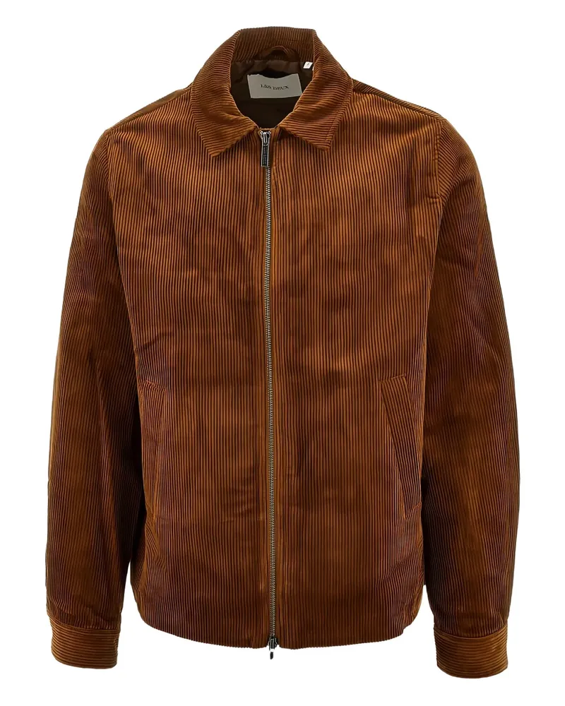 LES DEUX Cordjacke mit Reißverschluss - Braun Braun