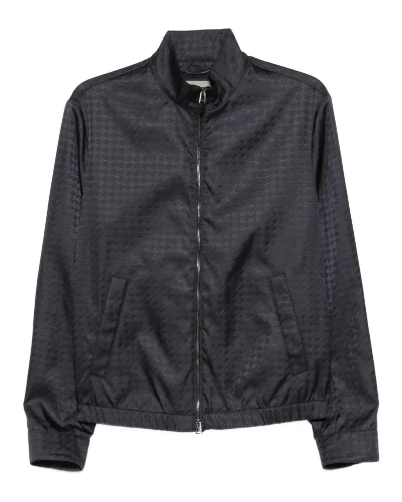 Canali long-sleeves zip jacket - Blau Blau