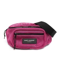 Saint Laurent Gürteltasche mit Mesh-Einsatz Rosa