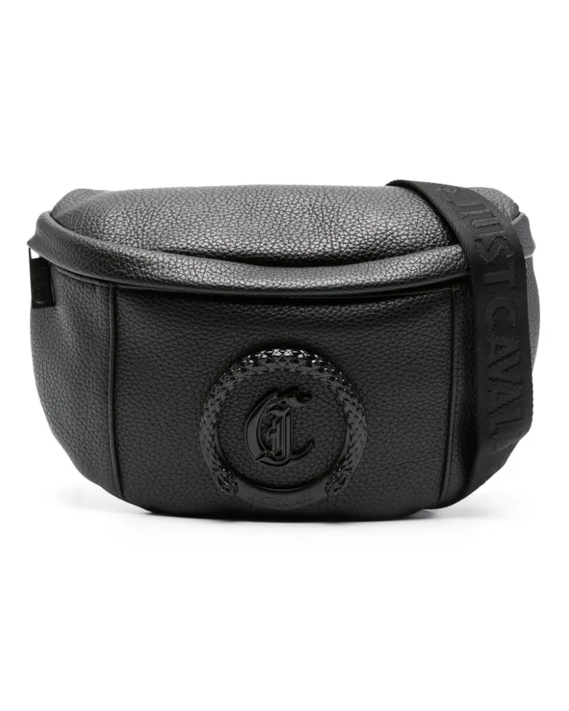 Just Cavalli Gürteltasche mit Logo-Schild - Schwarz Schwarz