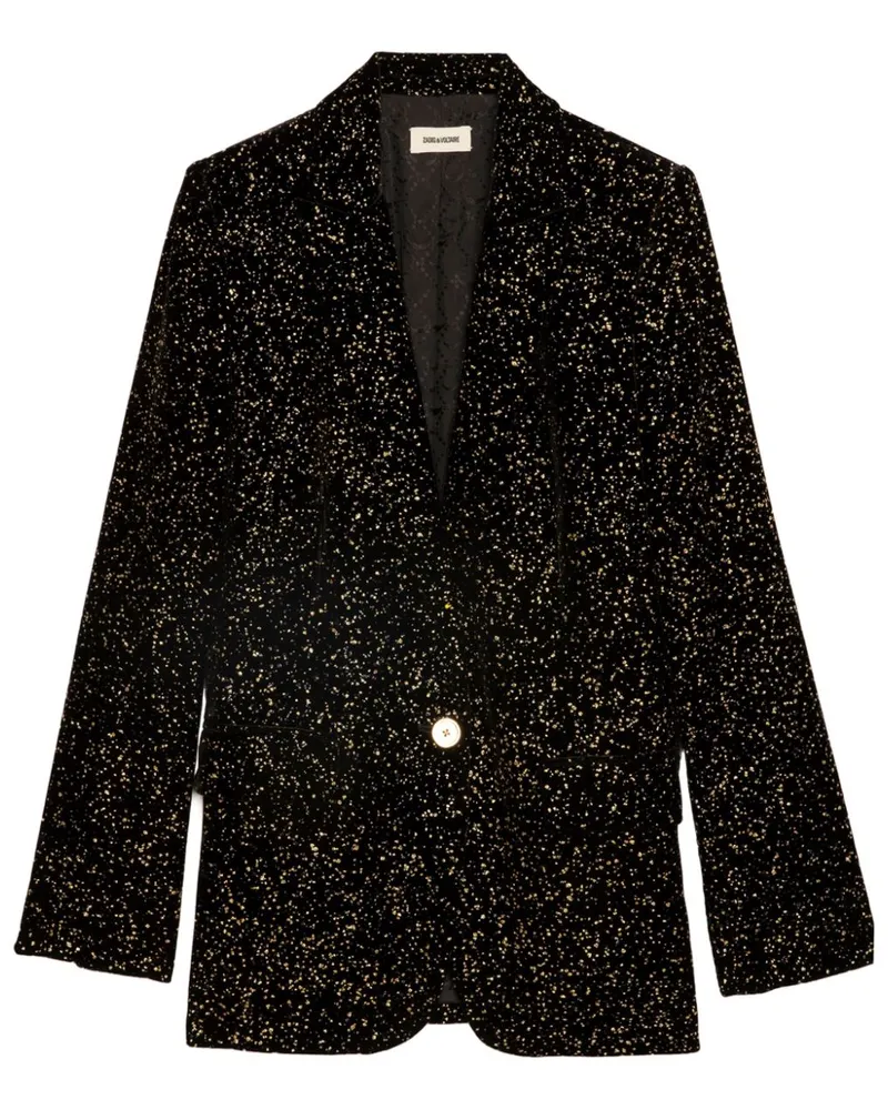 Zadig & Voltaire Einreihiger Valse Blazer - Schwarz Schwarz