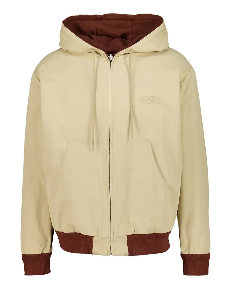 Maison Margiela Wendbare Kapuzenjacke - Nude Nude