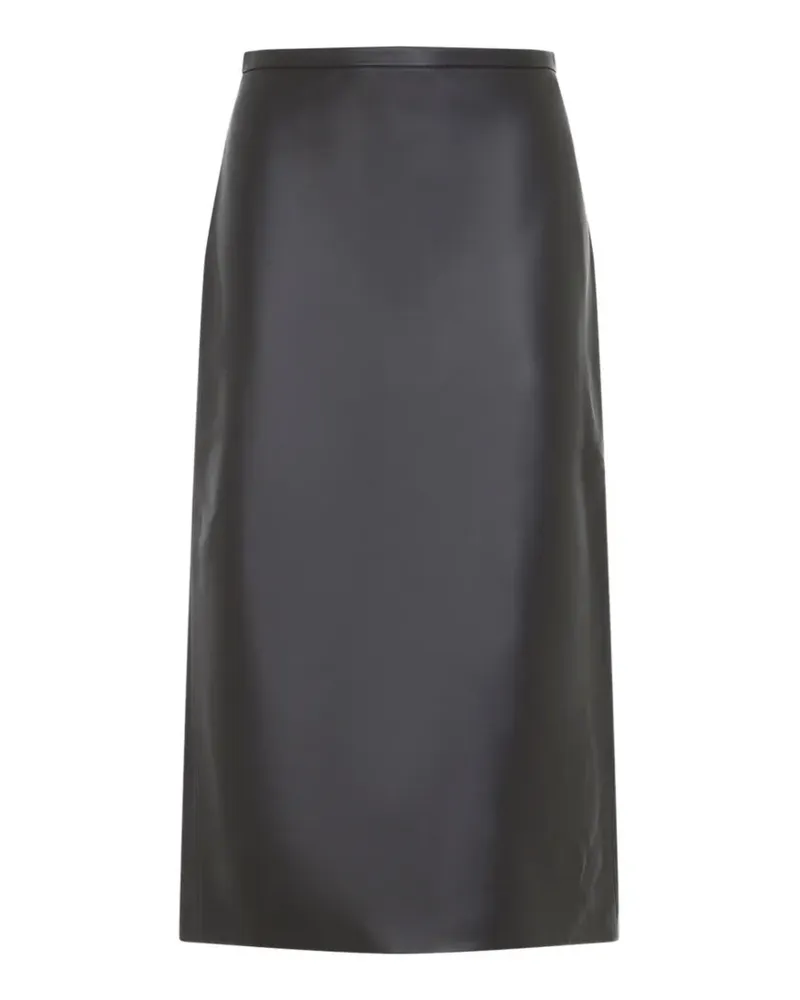 Co leather midi pencil skirt - Braun Braun