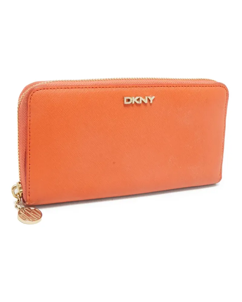 DKNY Portemonnaie mit Reißverschluss - Orange Orange