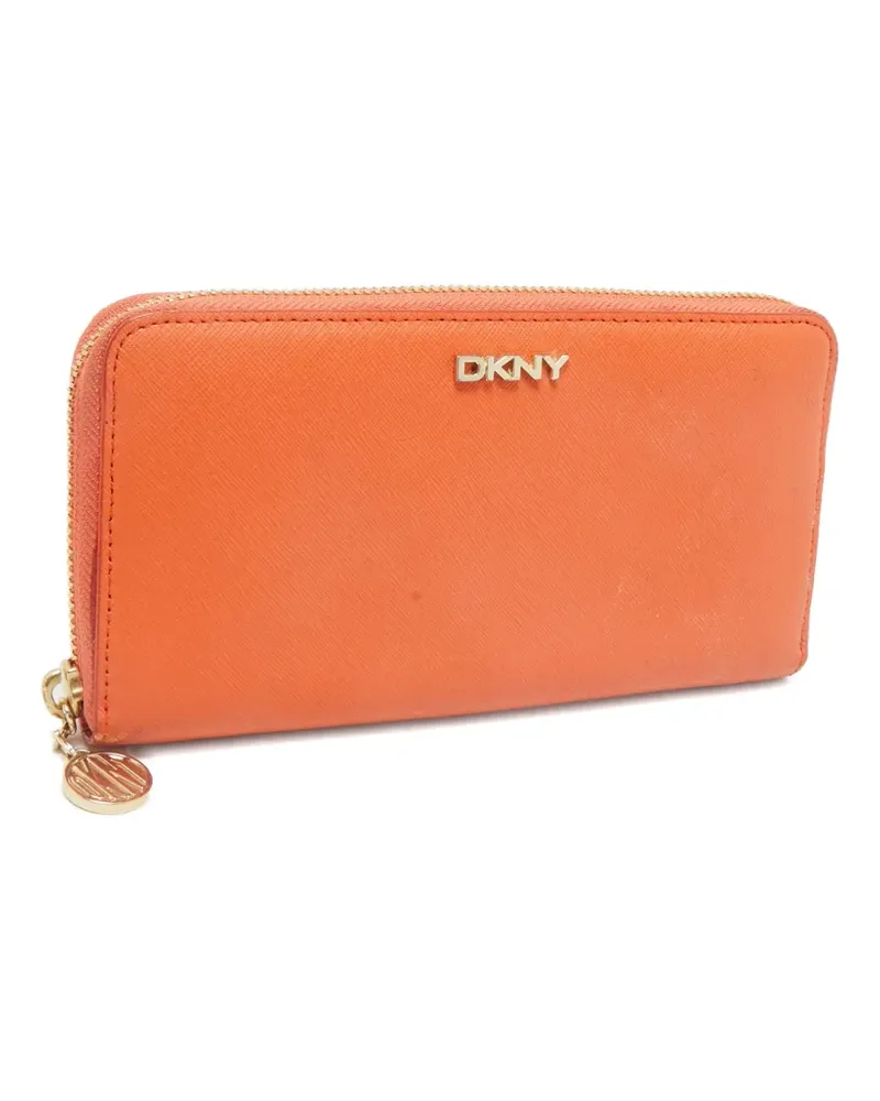 DKNY Portemonnaie mit Reißverschluss - Orange Orange