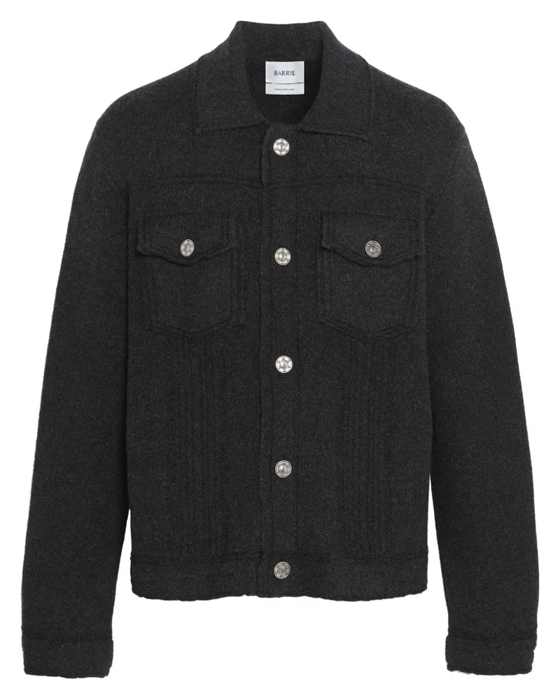 Barrie Gestrickte Hemdjacke - Schwarz Schwarz