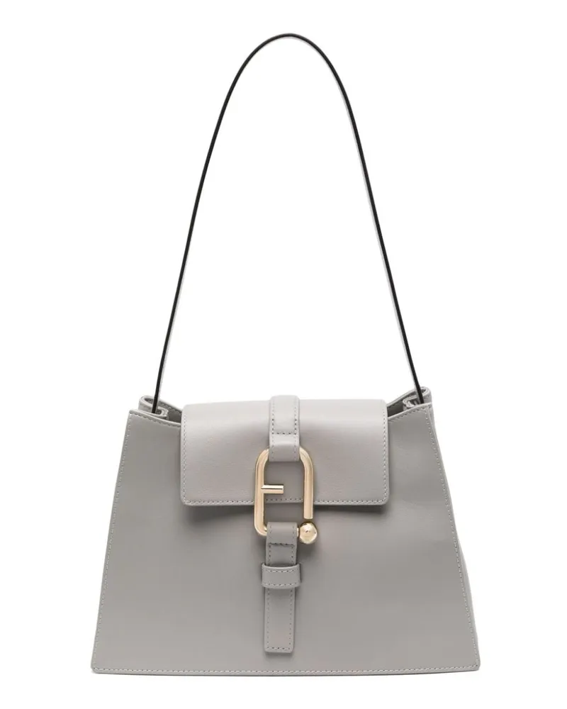 Furla Nuvola Schultertasche - Grau Grau