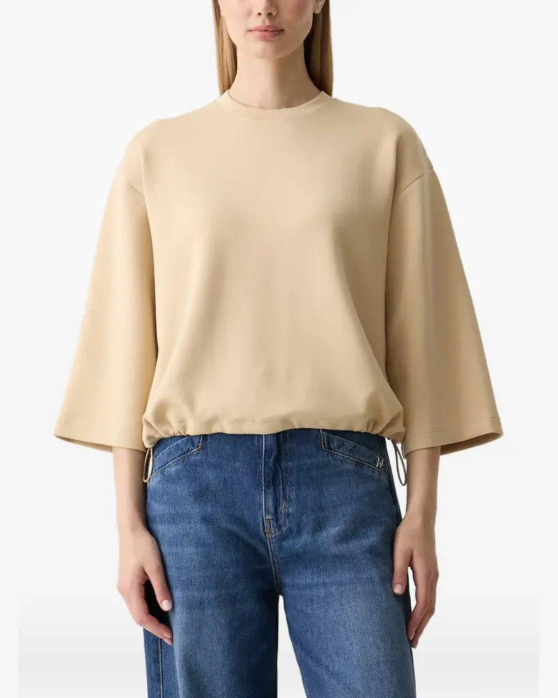 JOOP! drawstring-hem T-shirt - Nude Nude