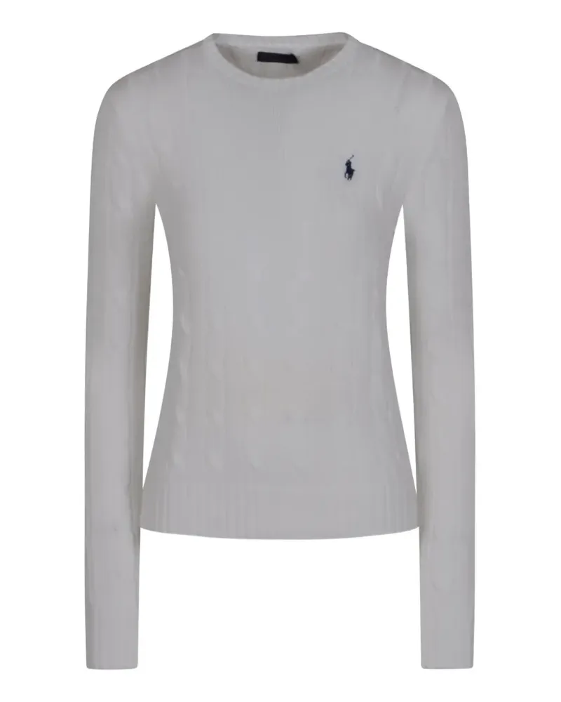 Ralph Lauren Pullover mit Zopfmuster - Weiß Weiß