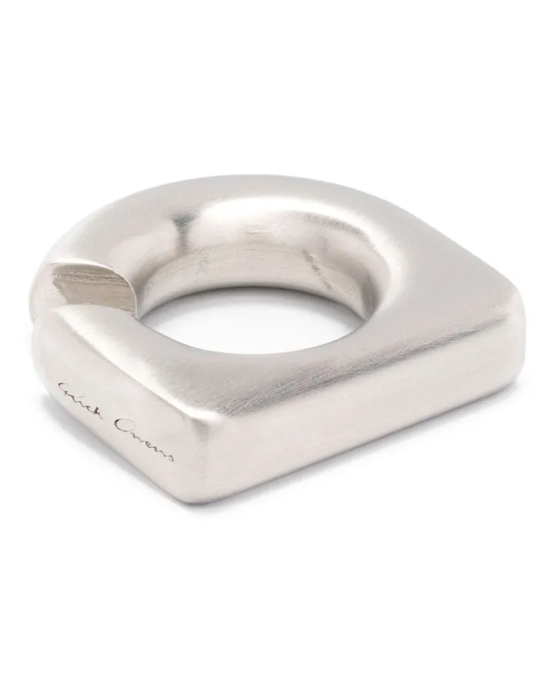 Rick Owens Asymmetrischer Prong Ear Cuff - Silber Silber