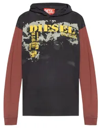 Diesel T-Boxt Hoodie Grau