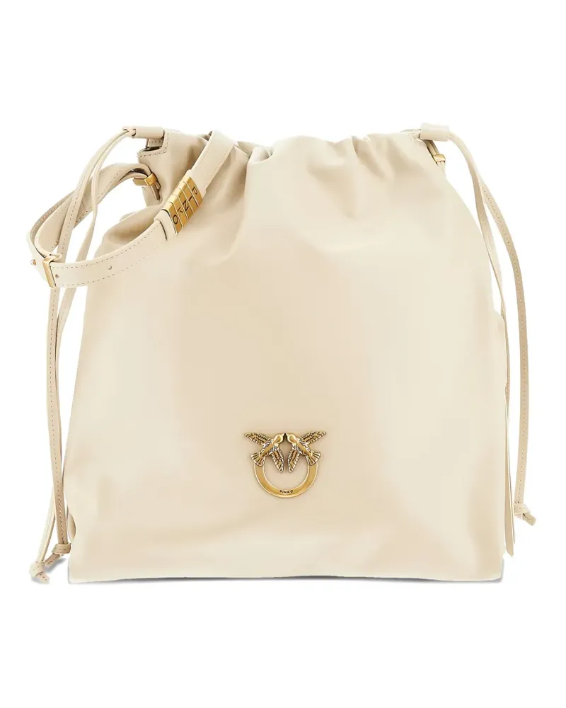 Pinko Love Birds Schultertasche - Nude Nude