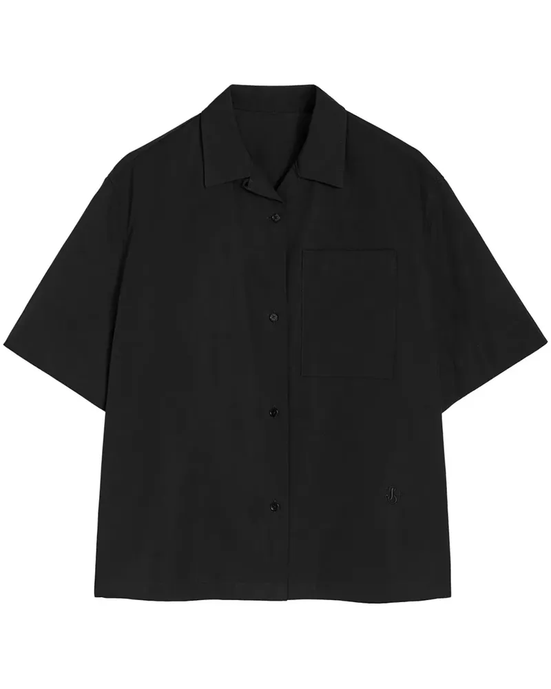 Jil Sander Kurzärmeliges Hemd - Schwarz Schwarz