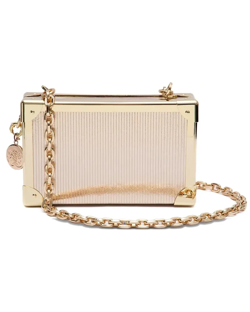 ISLA Clutch im Metallic-Look - Gold Gold