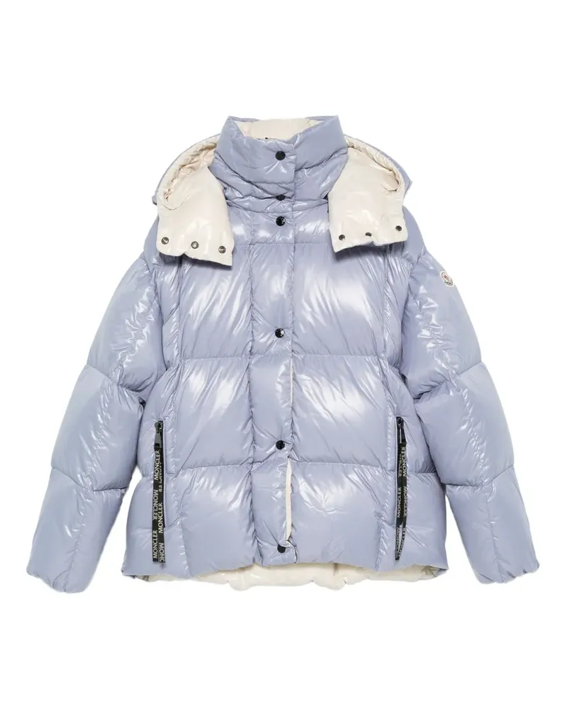 Moncler Gefütterte Kapuzenjacke - Blau Blau