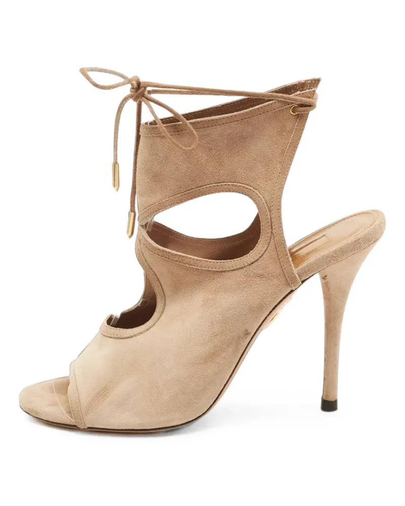 Aquazzura Sexy Thing Sandalen mit Cut-Out - Nude Nude