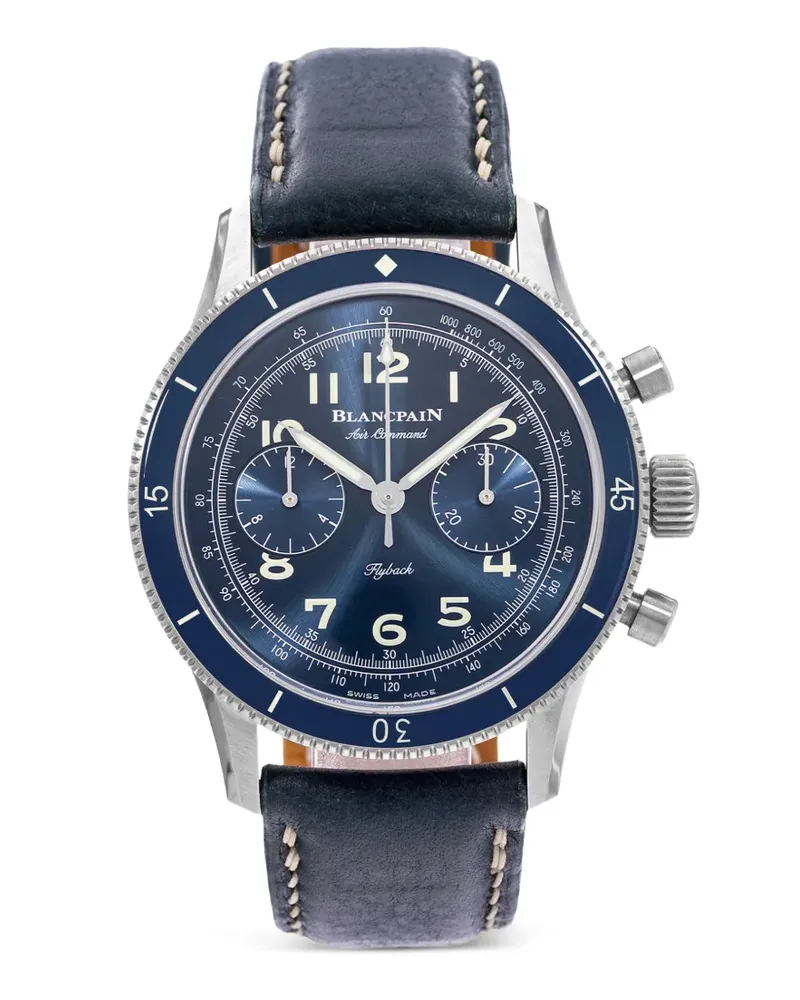 Blancpain Air Command Flyback Armbanduhr 42mm - Blau Blau