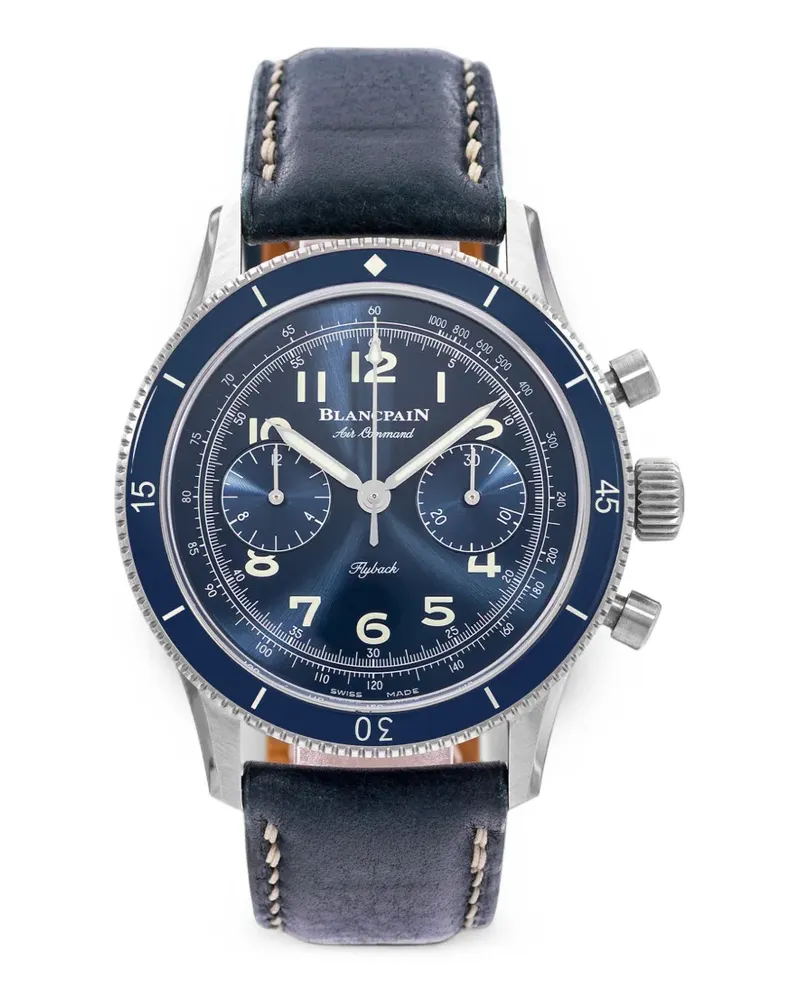 Blancpain Air Command Flyback Armbanduhr 42mm - Blau Blau