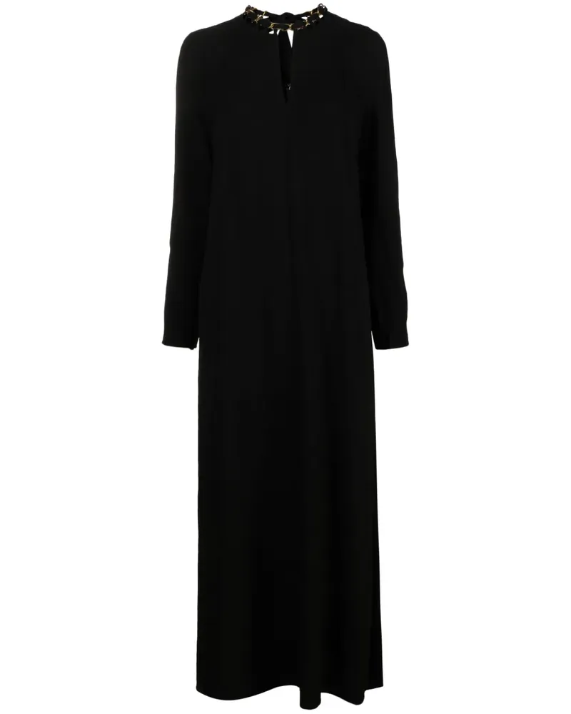 Zimmermann Kleid mit Zierkette - Schwarz Schwarz