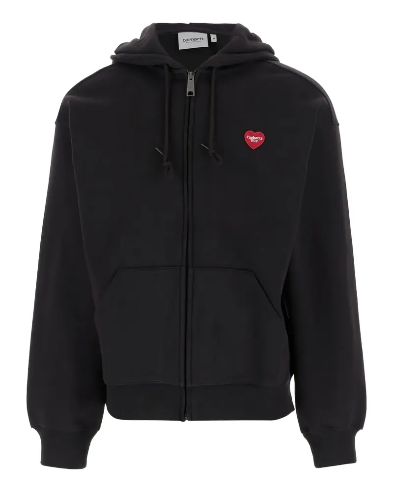 Carhartt WIP Kapuzenjacke mit Herz-Logo - Schwarz Schwarz