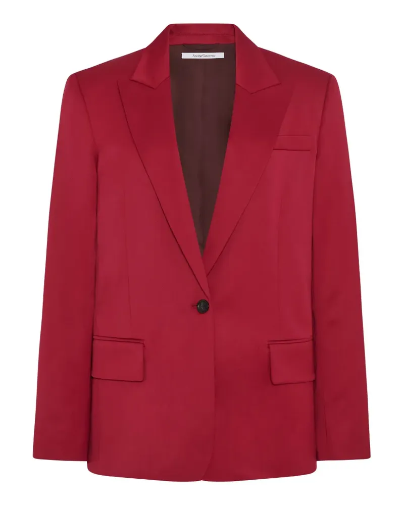 Another Tomorrow single-button relaxed blazer - Rot Rot