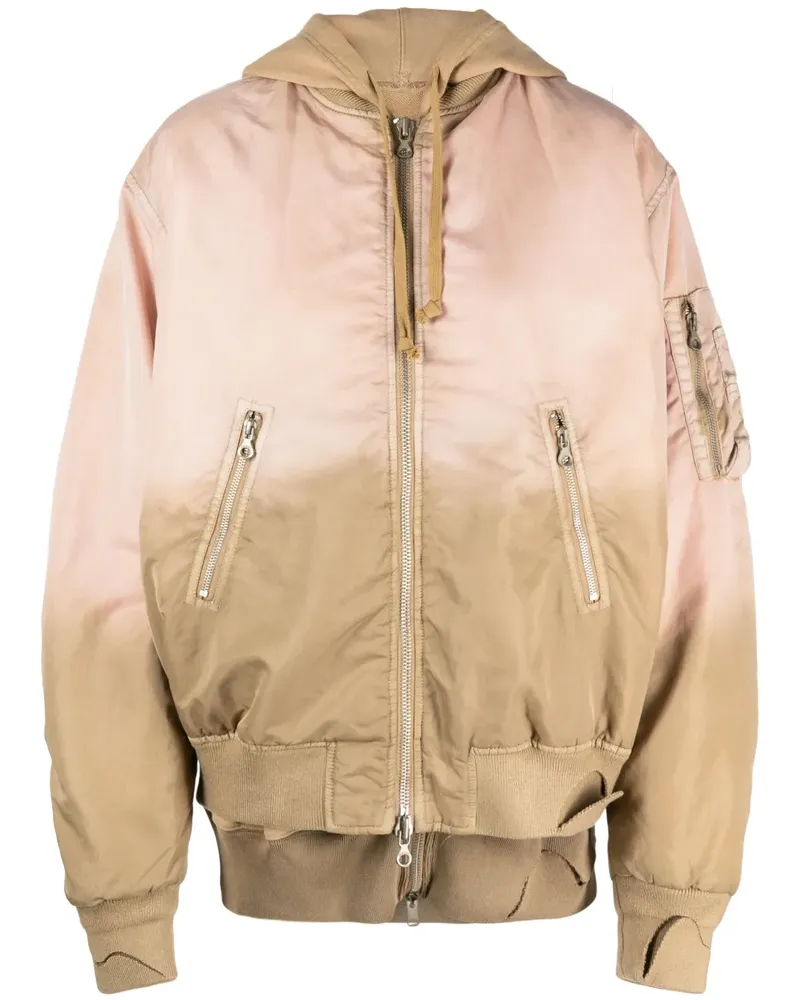 Diesel Jacke mit Farbverlauf - Nude Nude