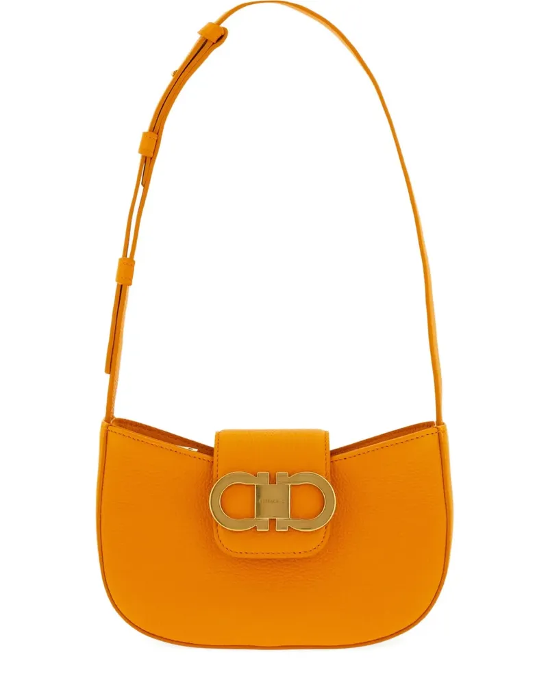 Ferragamo Mini-Tasche mit Gancini-Detail - Orange Orange