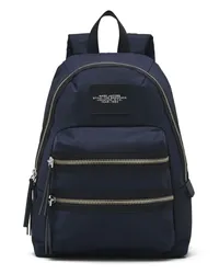 Marc Jacobs The Large Rucksack mit Logo Blau