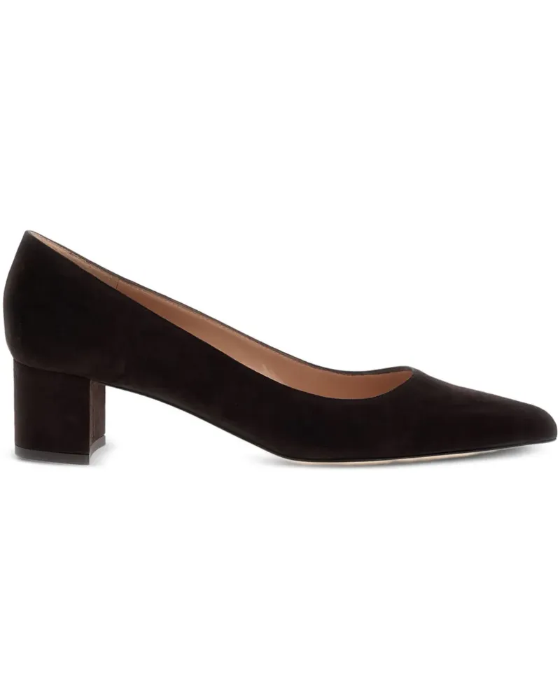 Gianvito Rossi Pumps aus Wildleder 45mm - Braun Braun