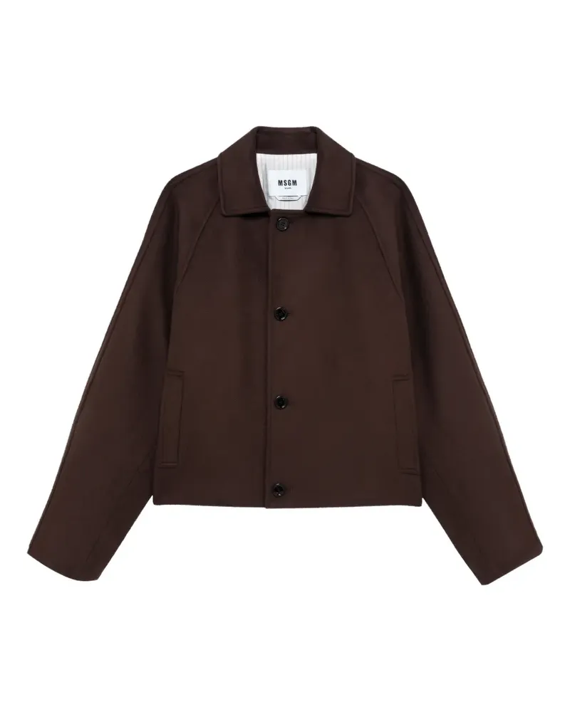 MSGM Jacke mit Raglanärmeln - Braun Braun