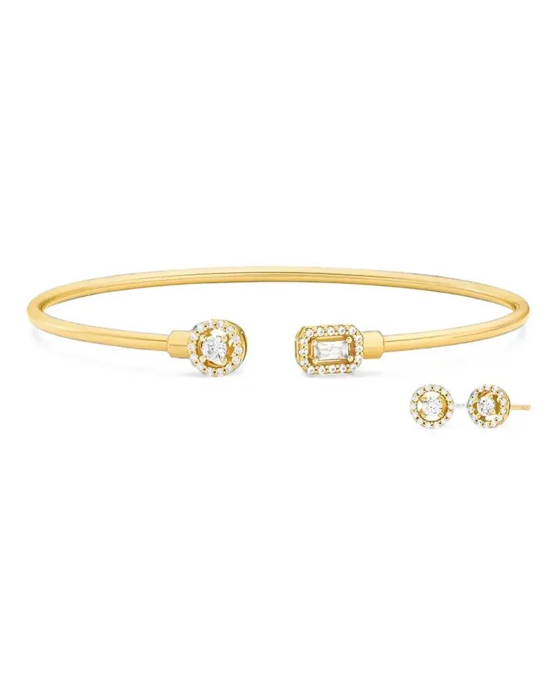 Michael Kors cubic zirconia-embellished bracelet set - Gold Gold