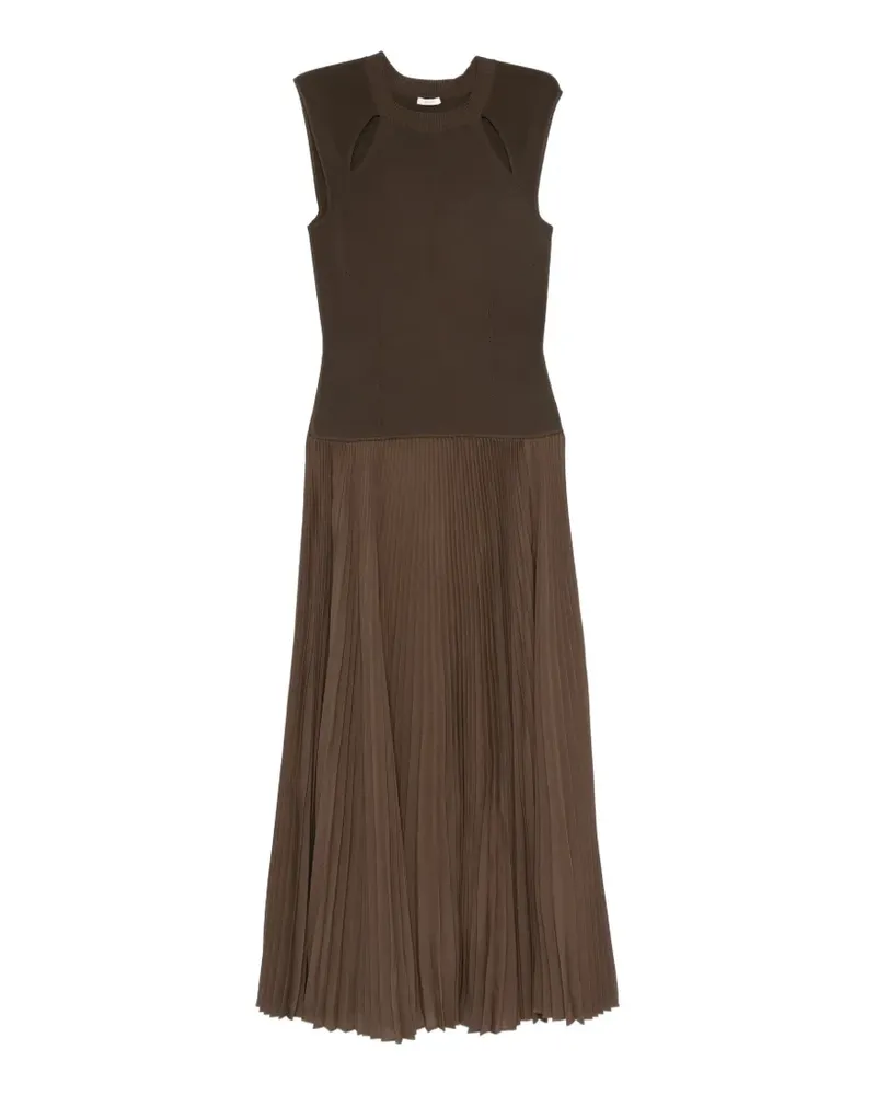 Joseph Nereus Maxikleid mit Cut-Out - Braun Braun