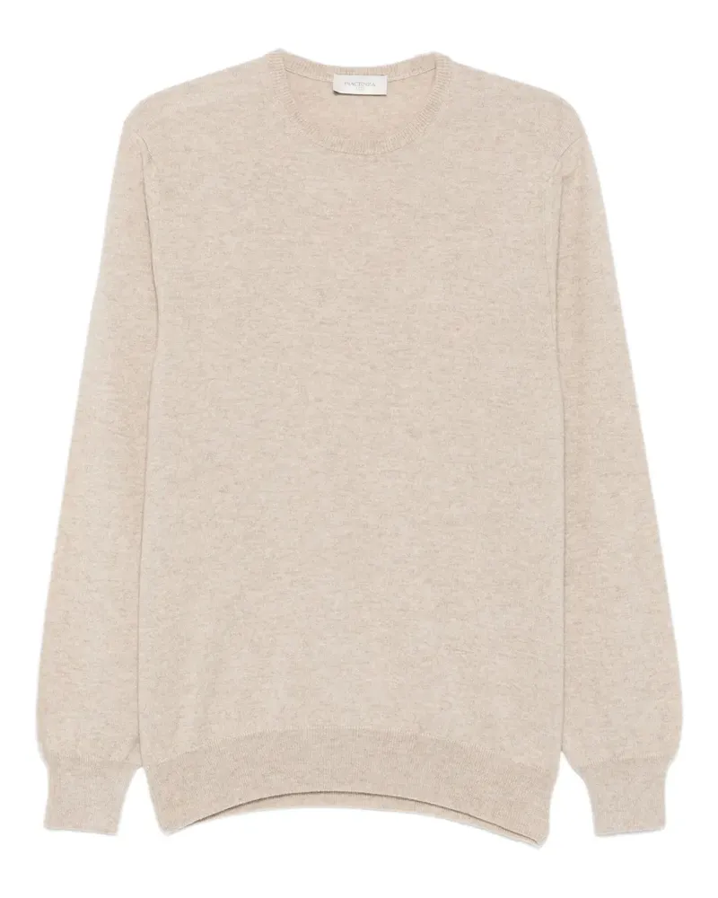 Piacenza Cashmere Kaschmirpullover mit rundem Ausschnitt - Nude Nude