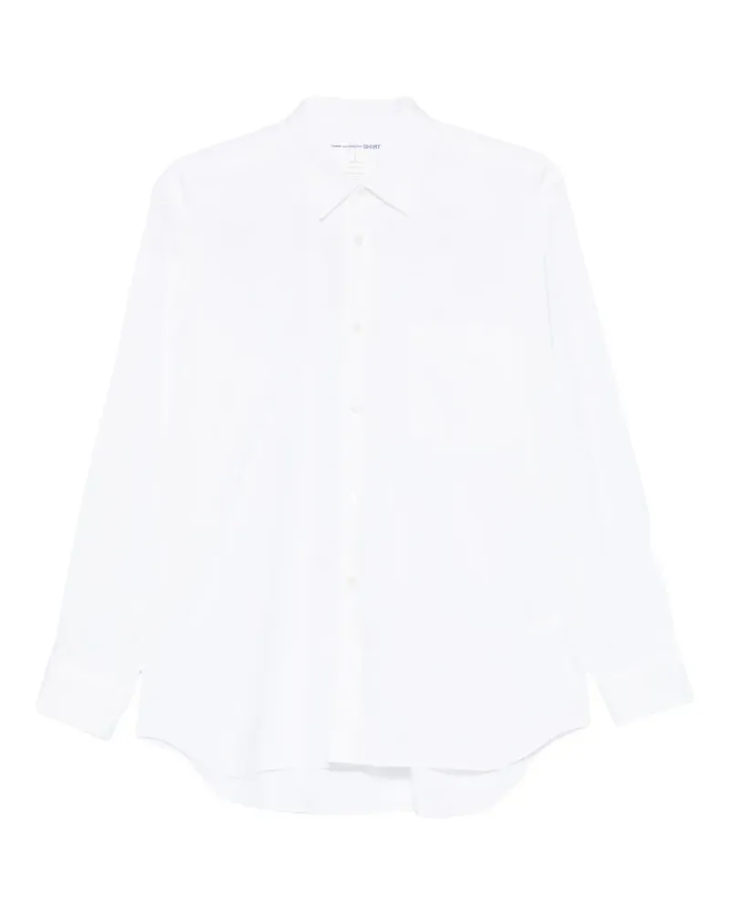 Comme des Garçons patch-pocket shirt - Weiß Weiß
