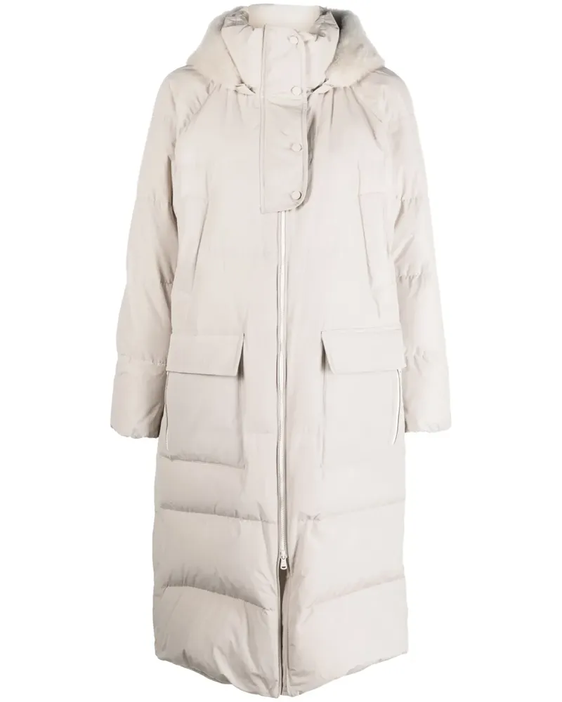 Brunello Cucinelli Gefütterte Kapuzenjacke - Nude Nude