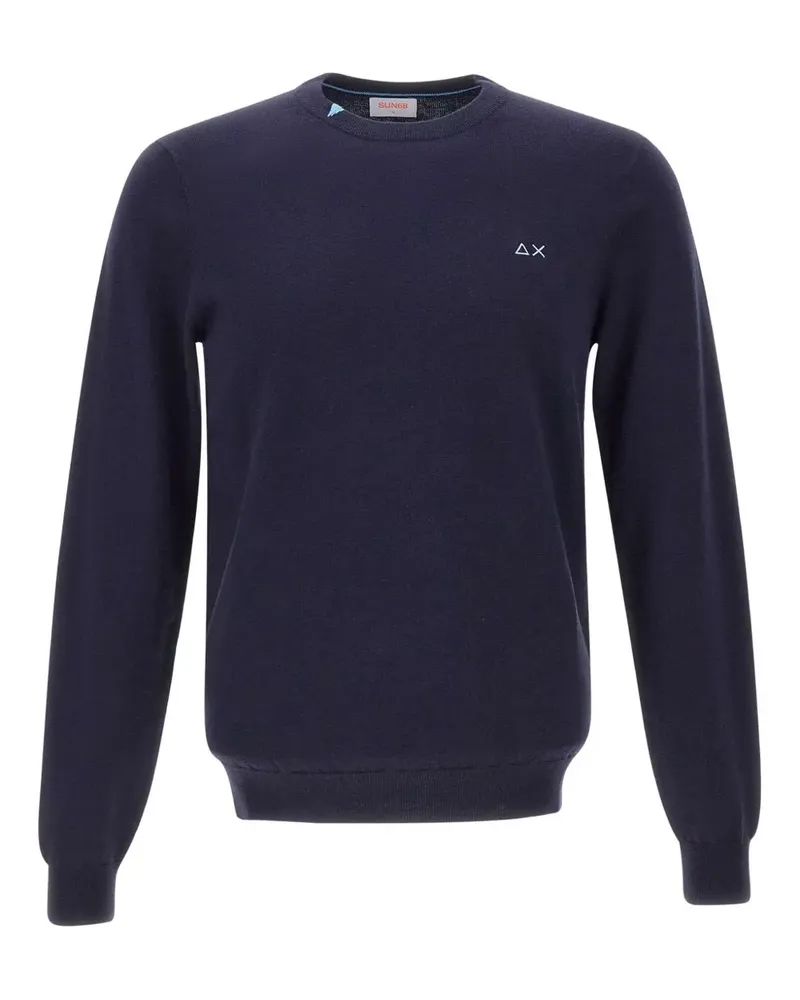 Sun68 Pullover mit rundem Ausschnitt - Blau Blau