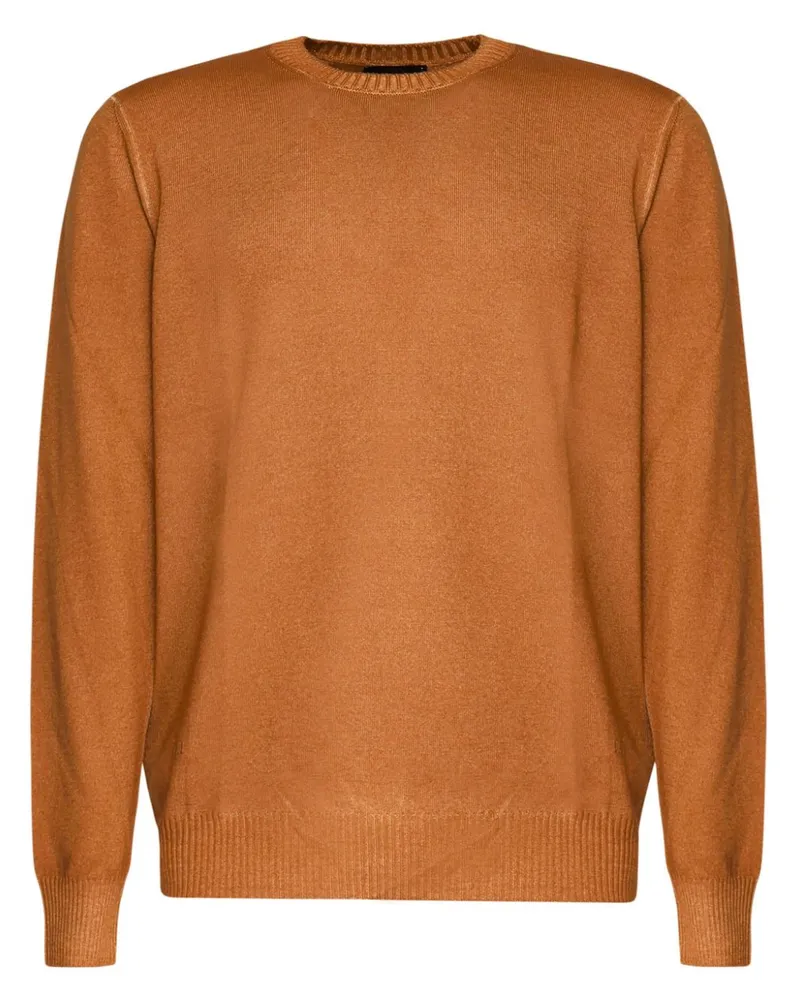 Fay Klassischer Pullover - Orange Orange