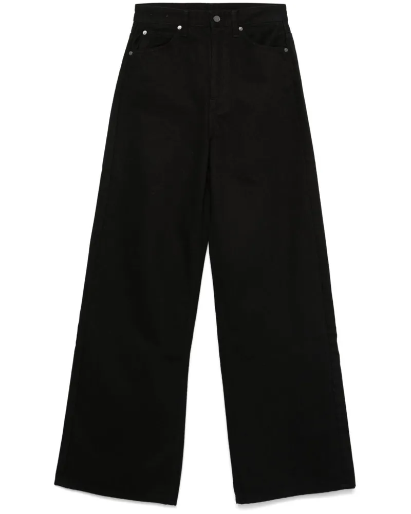 Calvin Klein Weite High-Rise-Jeans - Schwarz Schwarz