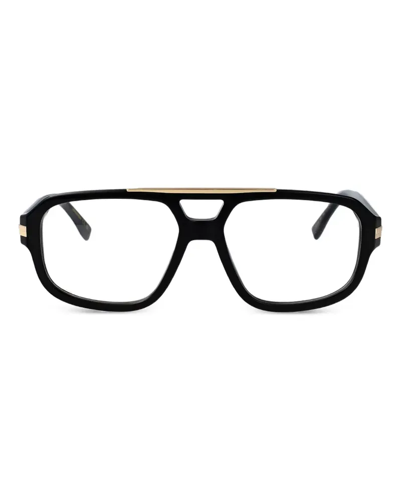 Dsquared2 Brille mit Brauensteg - Schwarz Schwarz