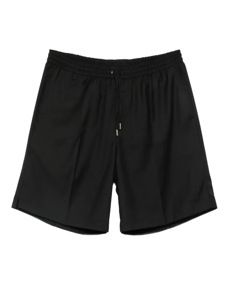 Briglia 1949 Molokaip pleated drawstring shorts - Schwarz Schwarz